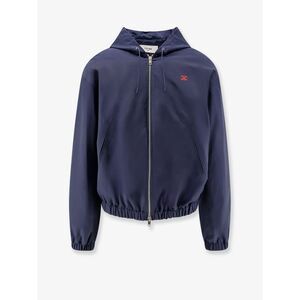 Celine Men Cotton Blend Hooded Jacket